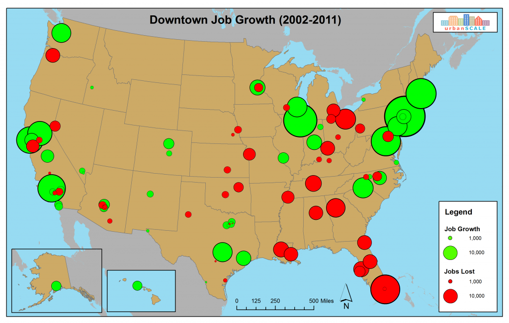 Downtown Job Growth